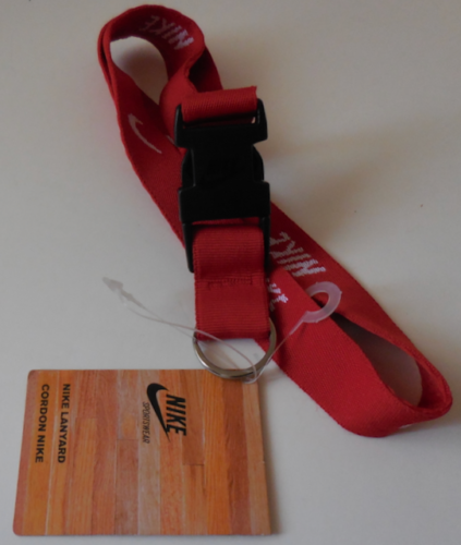 red nike lanyard